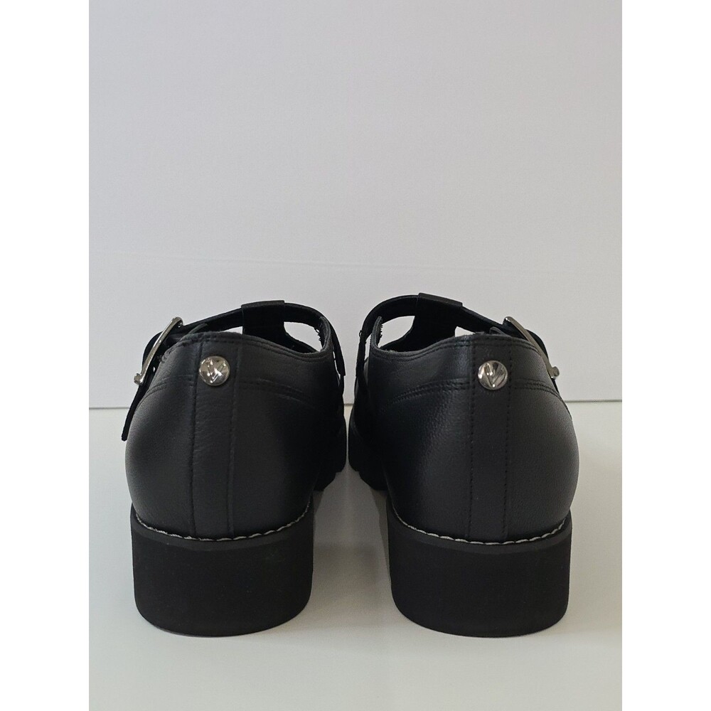 Vionic Black Leather Buckle Mary Jane Flats - Picture 5 of 13